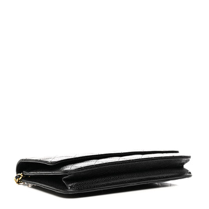 Chanel Caviar Quilted Wallet on Chain WOC Black 4 of 11