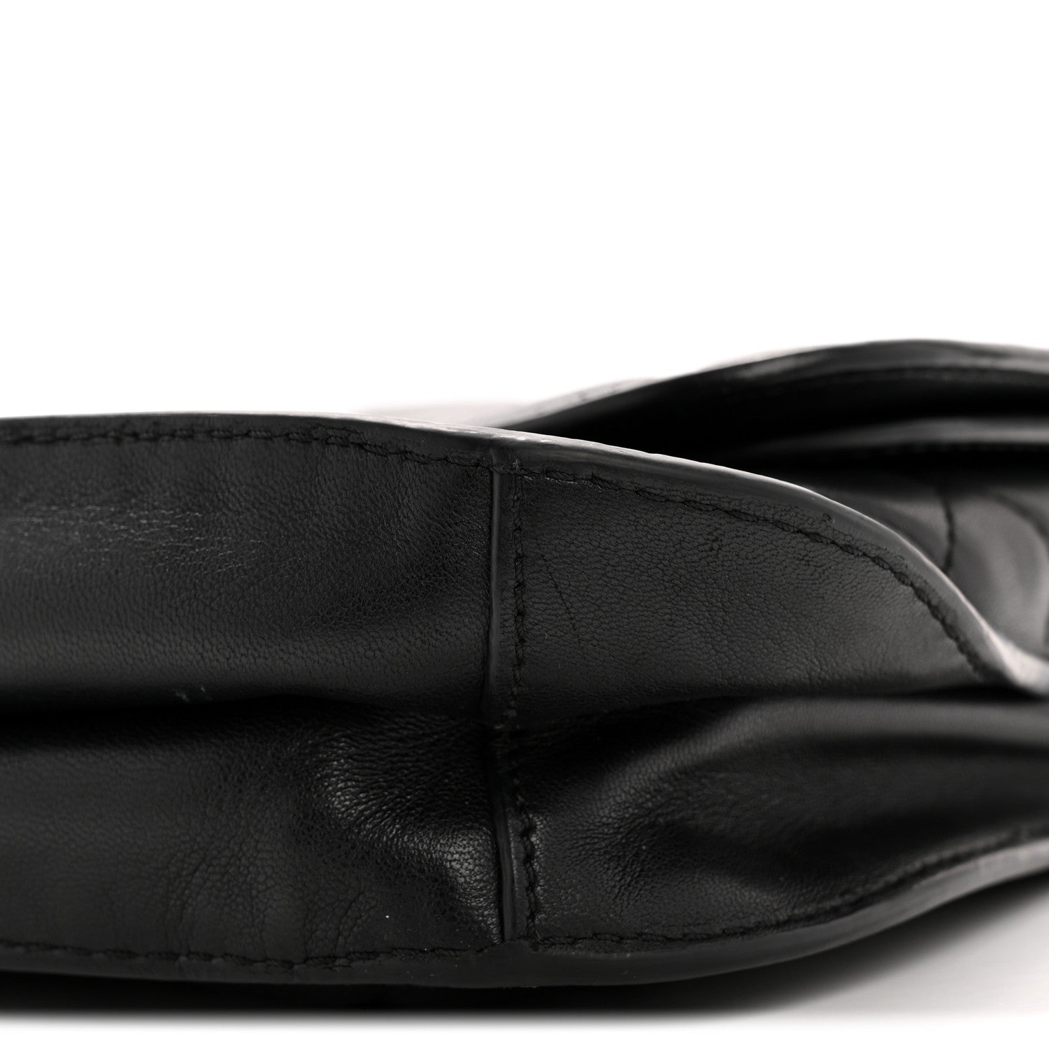 Chanel Lambskin Quilted Large Natural CC Flap Black 10 of 15