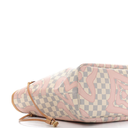 Louis Vuitton Damier Azur Tahitienne Neverfull MM 9 of 11