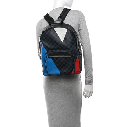 Louis Vuitton Damier Cobalt Latitude America's Cup Regatta Josh Backpack 3 of 16