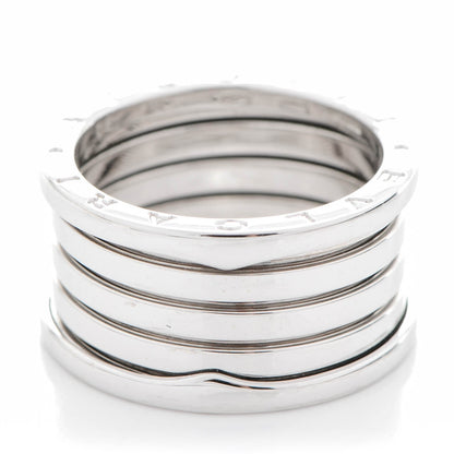 Bulgari 18K White Gold B.Zero1 Four-Band Ring 62 10 1 of 6