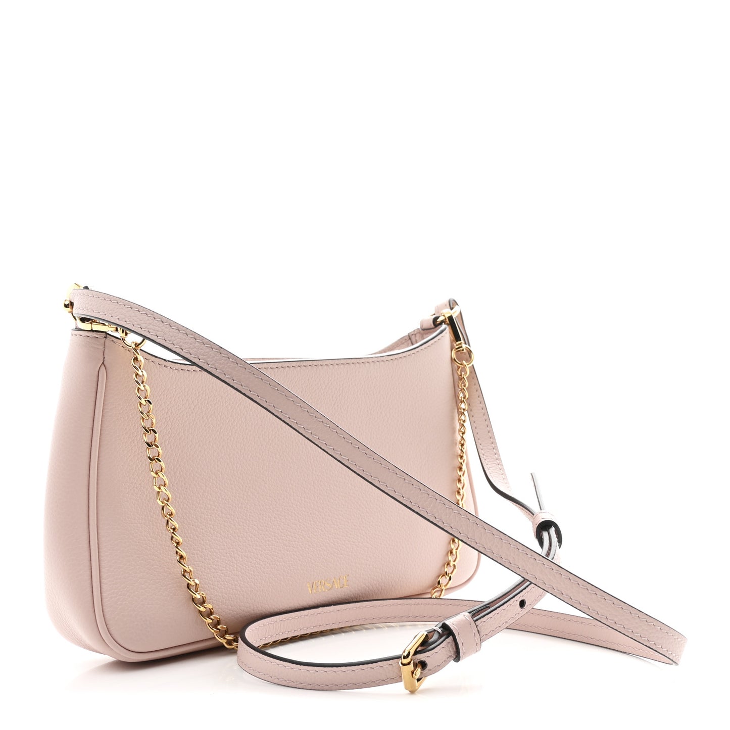 Grained Calfskin La Medusa Mini Crossbody Dusty Rose