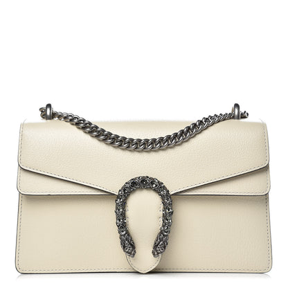 Gucci Textured Calfskin Crystal Small Dionysus Shoulder Bag Mystic White 1 of 8