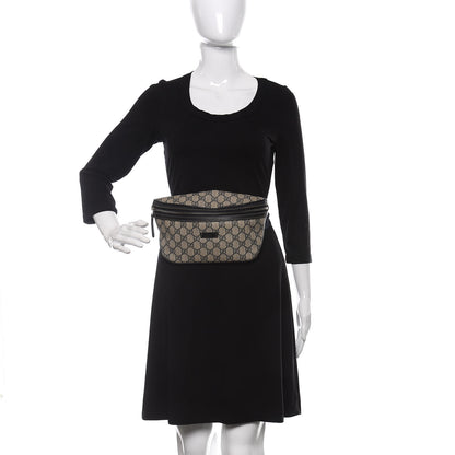 Gucci GG Supreme Monogram Belt Bag Navy 2 of 11