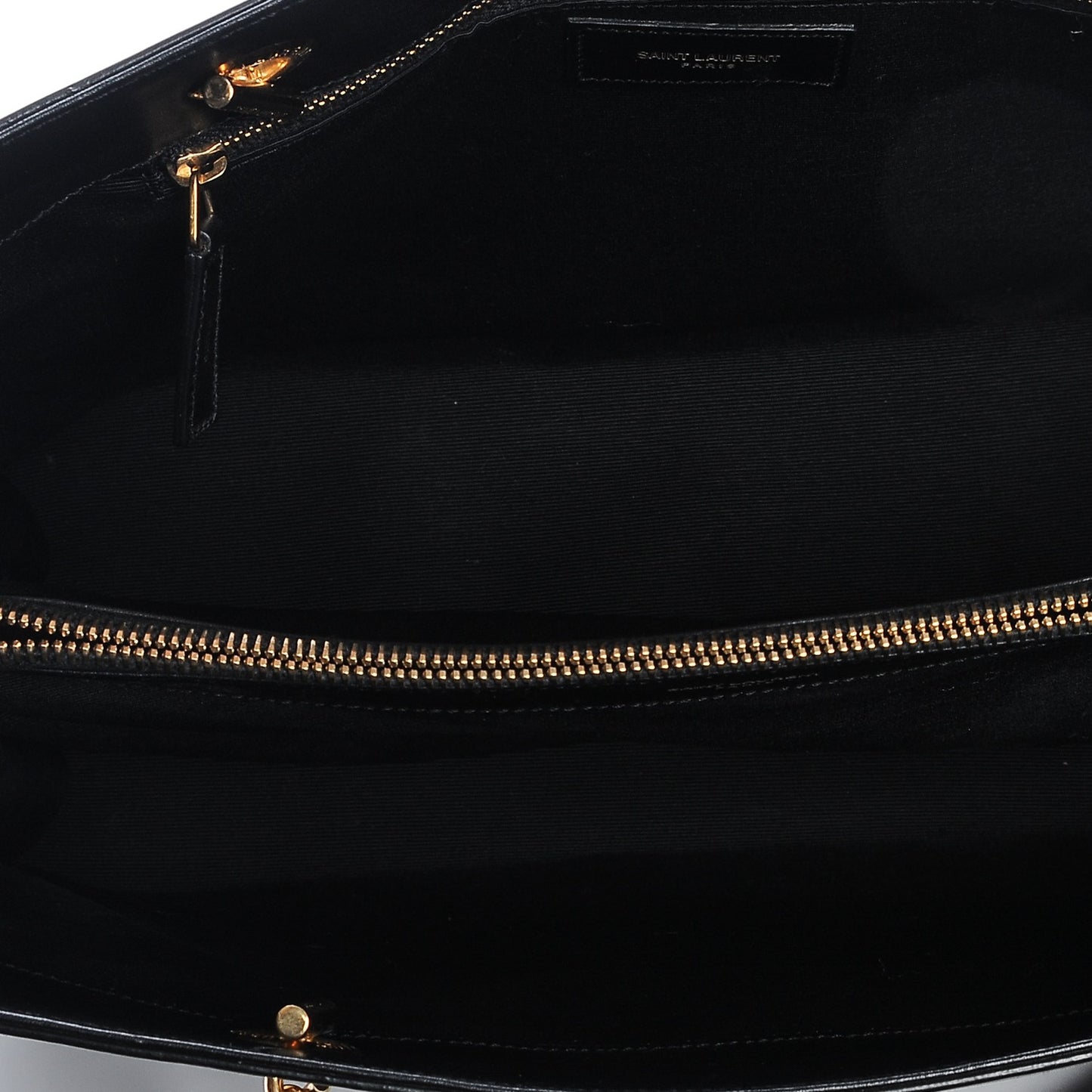 Calfskin Classic Monogram Shopping Bag Black