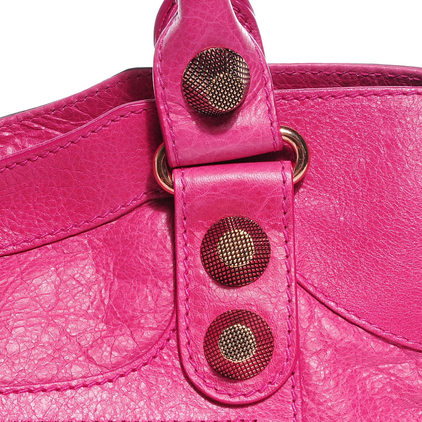 Agneau Giant 21 Rose Gold Hardware City Cyclamen Fucsia