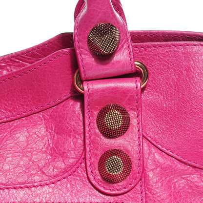 Balenciaga Agneau Giant 21 Rose Gold Hardware City Cyclamen Fucsia 7 of 17