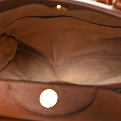 Gucci Wonka Grain Calfskin Medium Diana Tote Bag Cuir Yellow Fluo 6 of 11