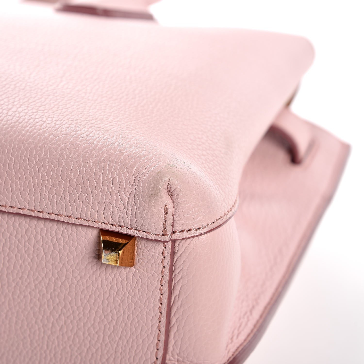 MCM Grained Calfskin Medium Milla Tote Pale Mauve 19 of 21