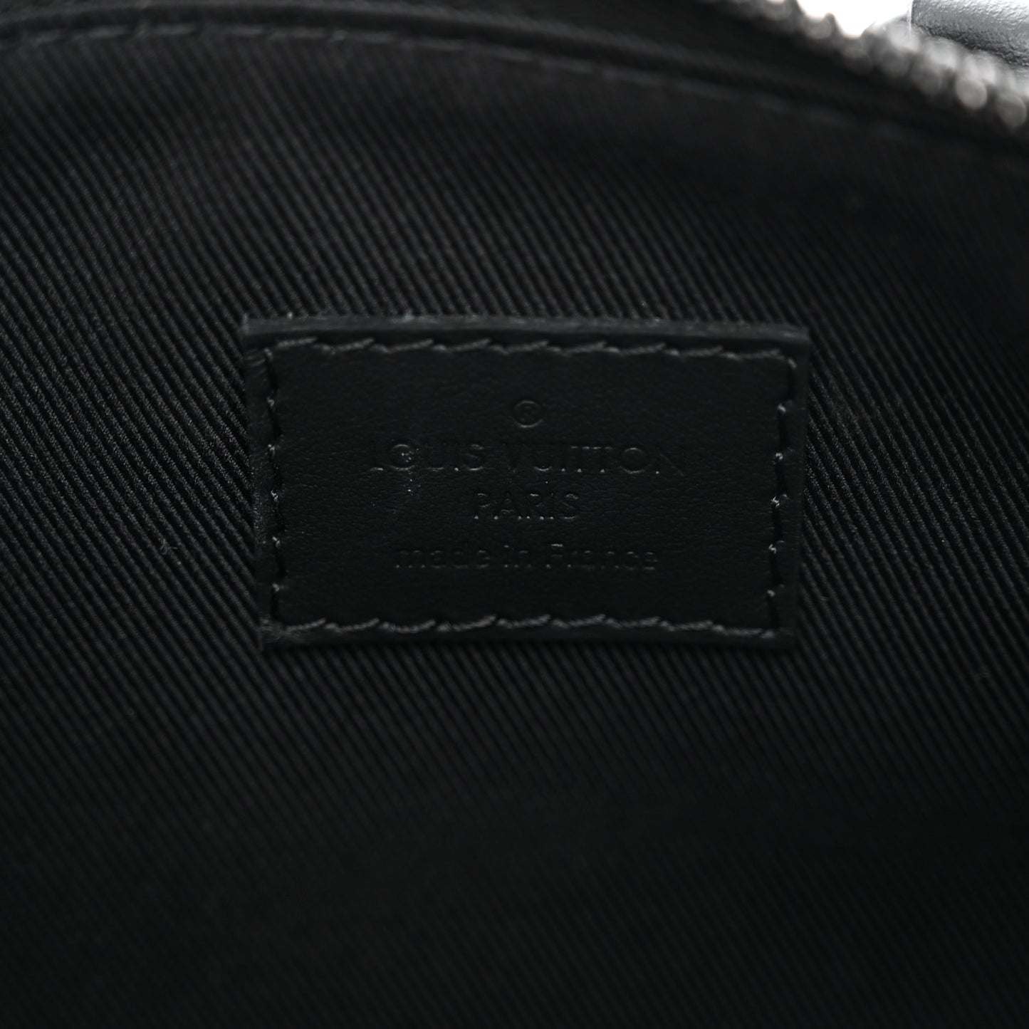 Grained Calfskin Aerogram Keepall XS Black