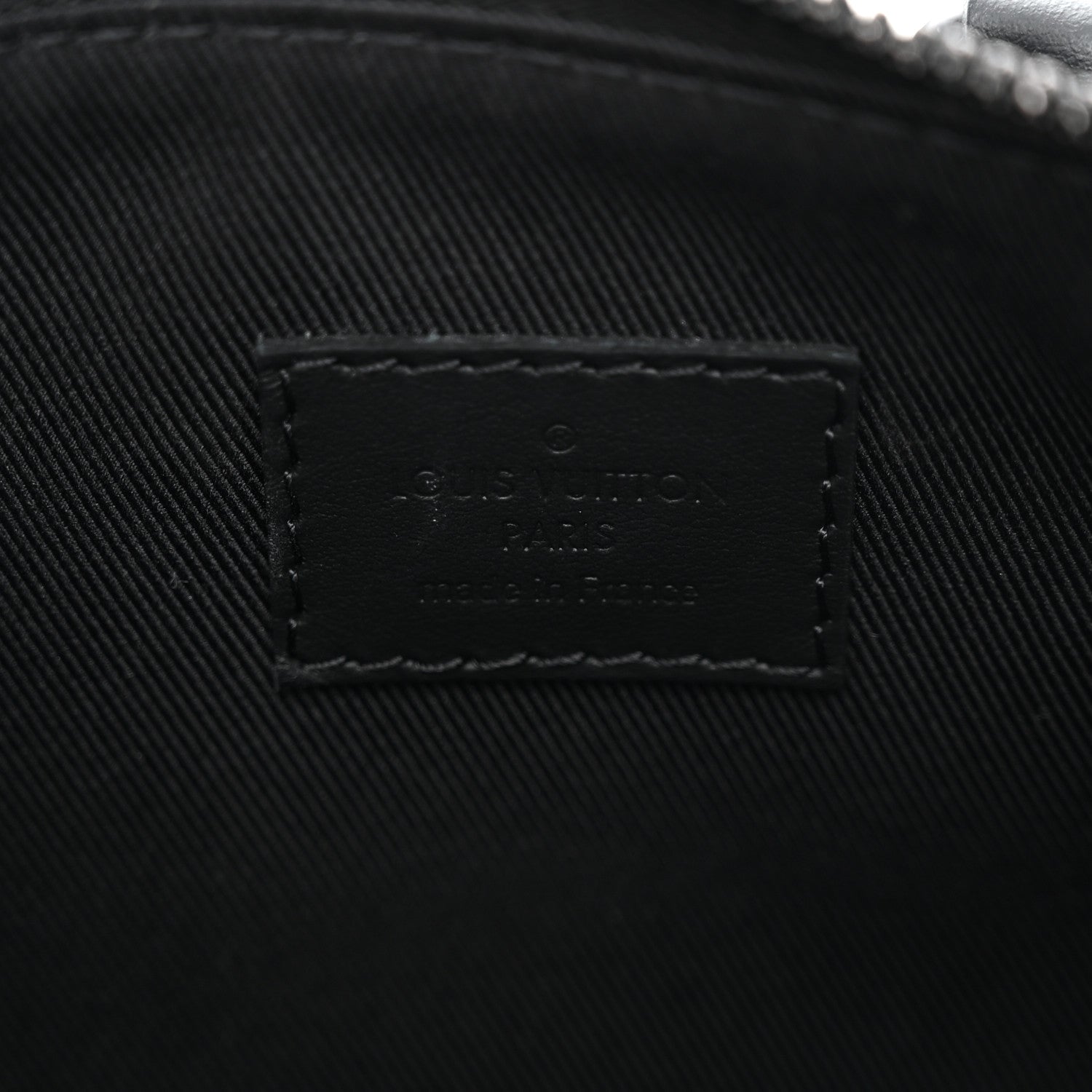 Louis Vuitton Grained Calfskin Aerogram Keepall XS Black 6 of 9