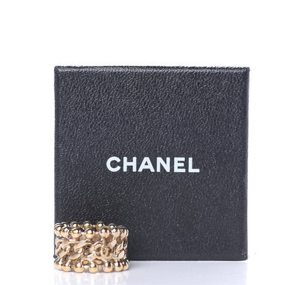 Chanel Chain CC Ring 7 Gold 4 of 4