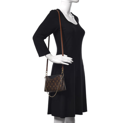 Louis Vuitton Monogram Pallas Clutch Black 2 of 10