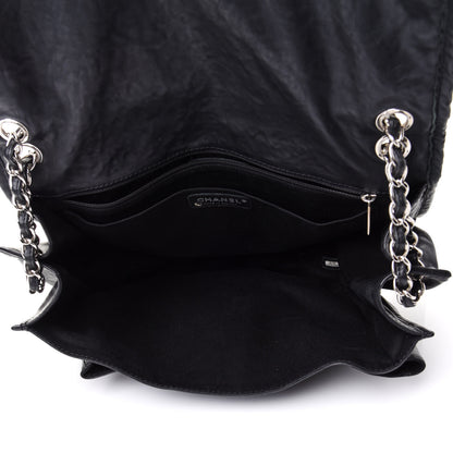 Chanel Washed Lambskin Accordion Flap Black 5 of 11