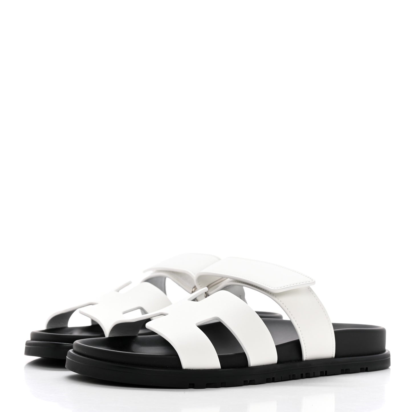 Calfskin Womens Chypre Sandals 37 White
