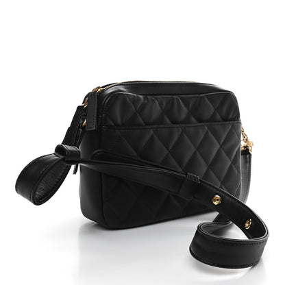 Chanel Calfskin Quilted Small Camera Case Black 3 of 11