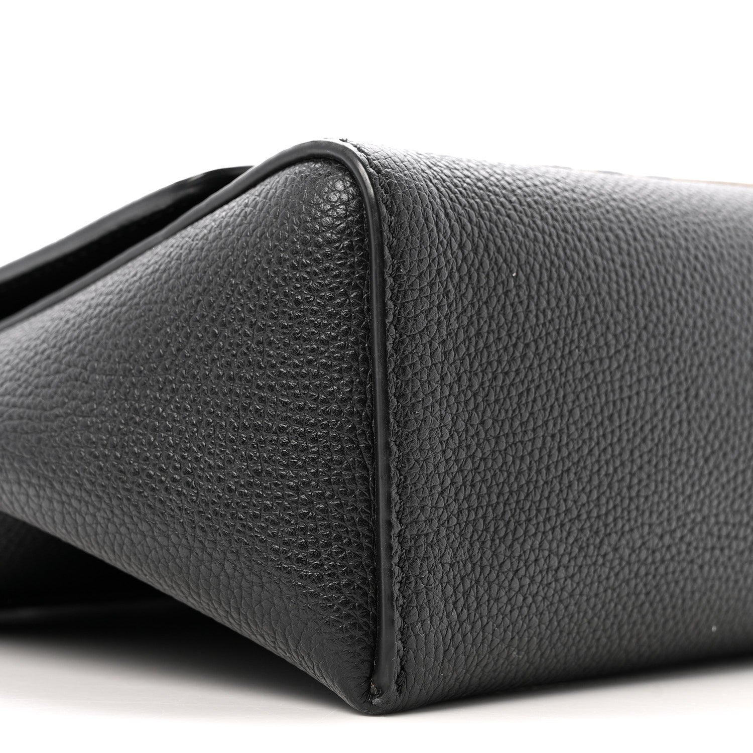 Burberry Coated Canvas Calfskin Vintage Check Medium Note Crossbody Bag Black 9 of 14