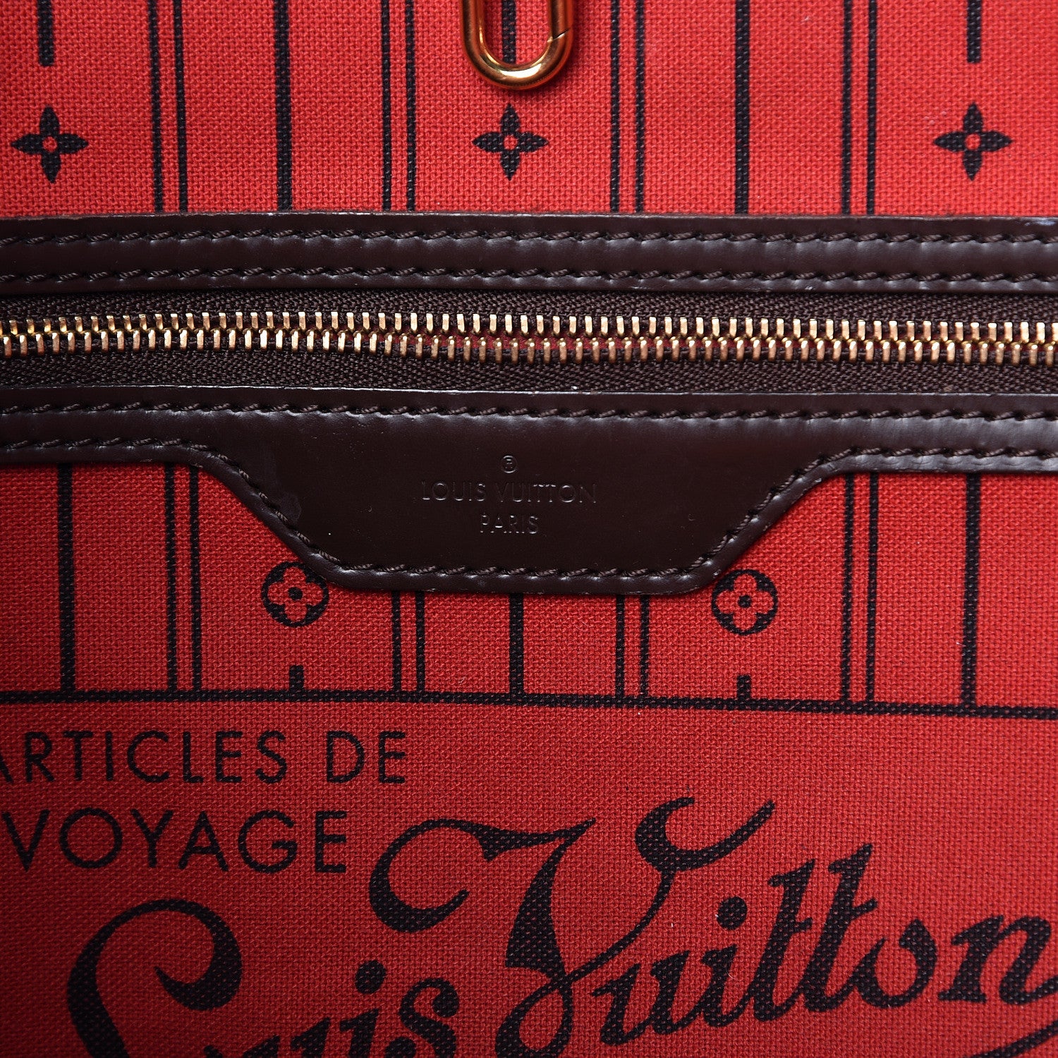 Louis Vuitton Damier Ebene Neverfull MM 7 of 27