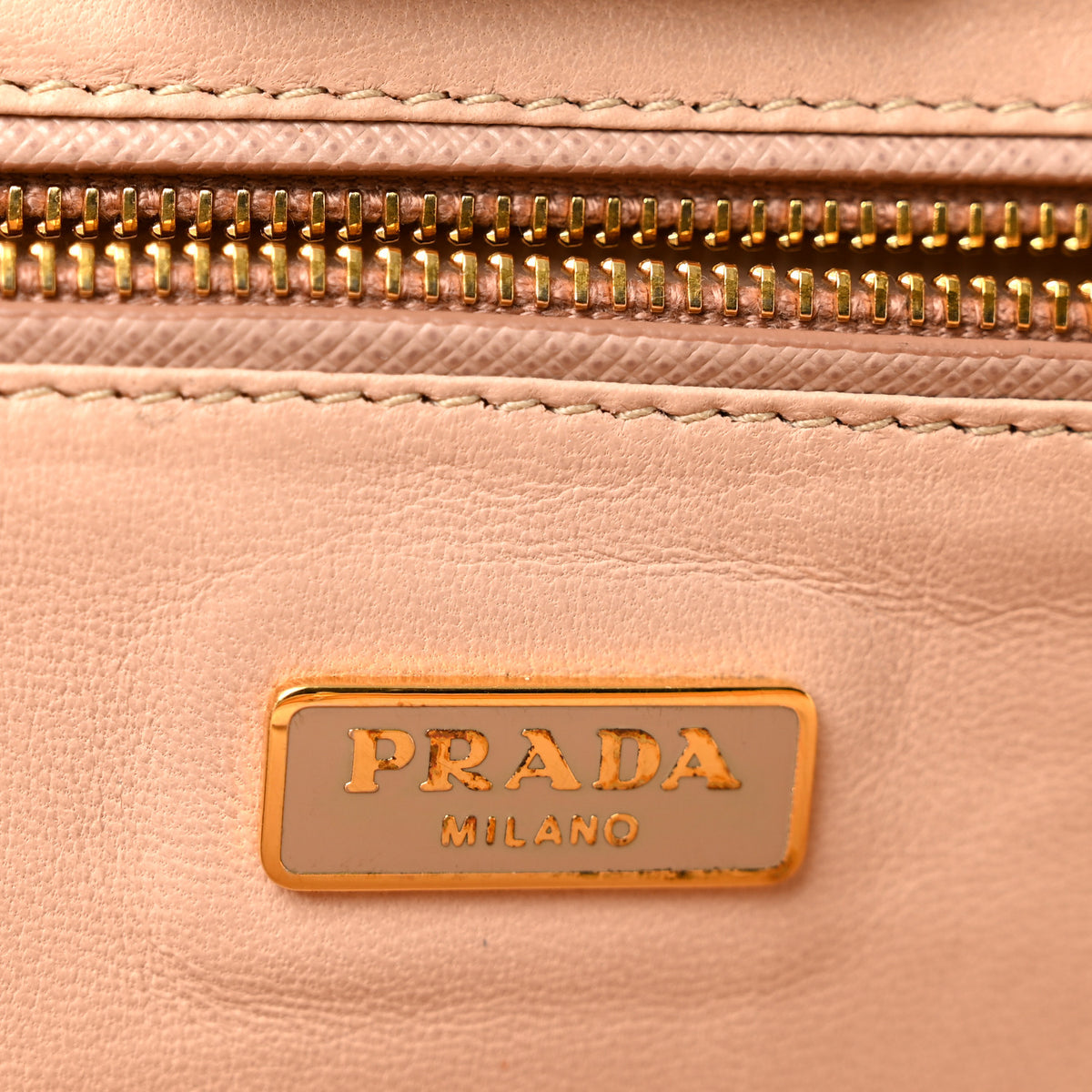 Saffiano Lux East West Frame Clutch Cipria