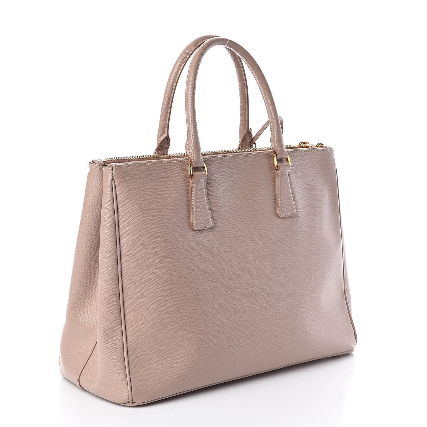Saffiano Large Galleria Double Zip Tote Cammeo