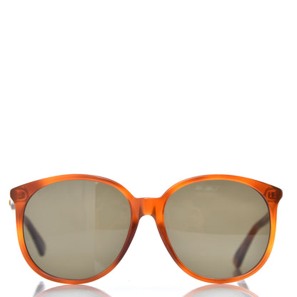 Gucci Acetate Frame Sunglasses GG0261SA Havana 2 of 7