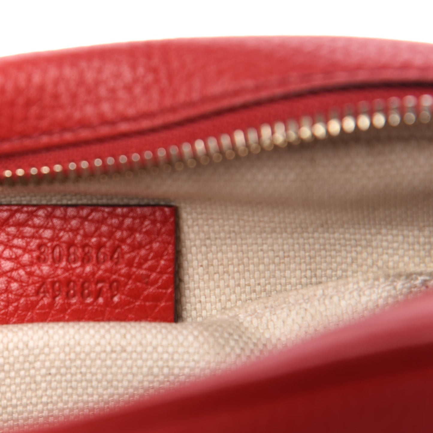 Pebbled Calfskin Small Soho Disco Bag Tabasco Red