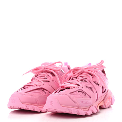 Balenciaga Mesh Nylon Womens Track Sneakers 38 Pink 3 of 7
