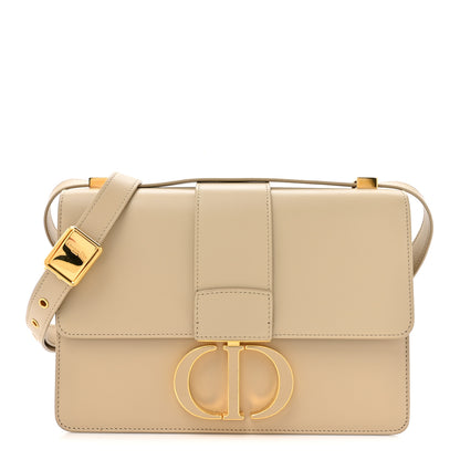 Christian Dior Smooth Calfskin 30 Montaigne Flap Bag Beige 1 of 12