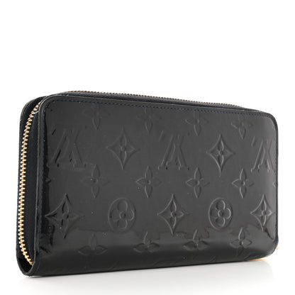 Louis Vuitton Vernis Zippy Wallet Blue Infini 3 of 9