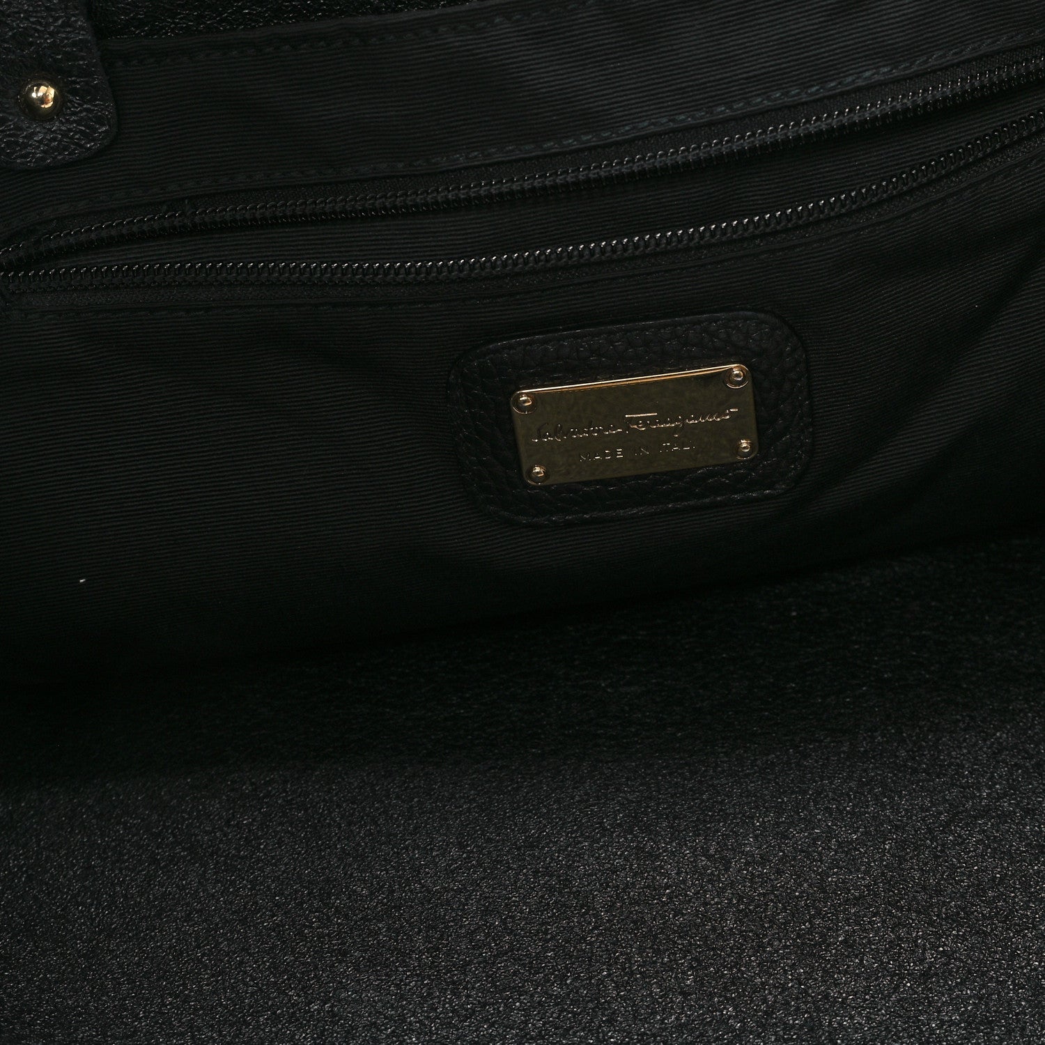 Salvatore Ferragamo Calfskin Tote Black 6 of 11