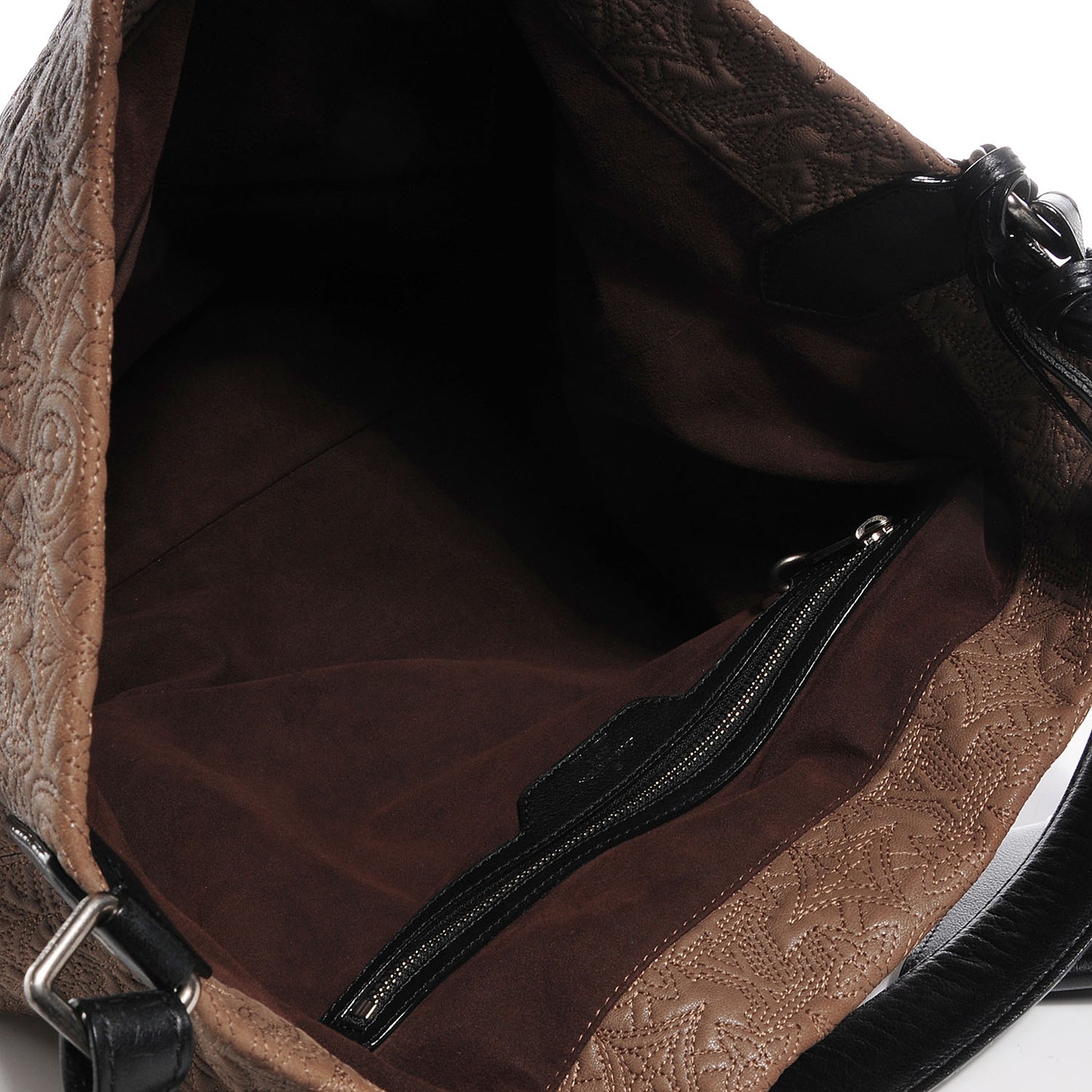 Monogram Lambskin Antheia Hobo PM Fumee