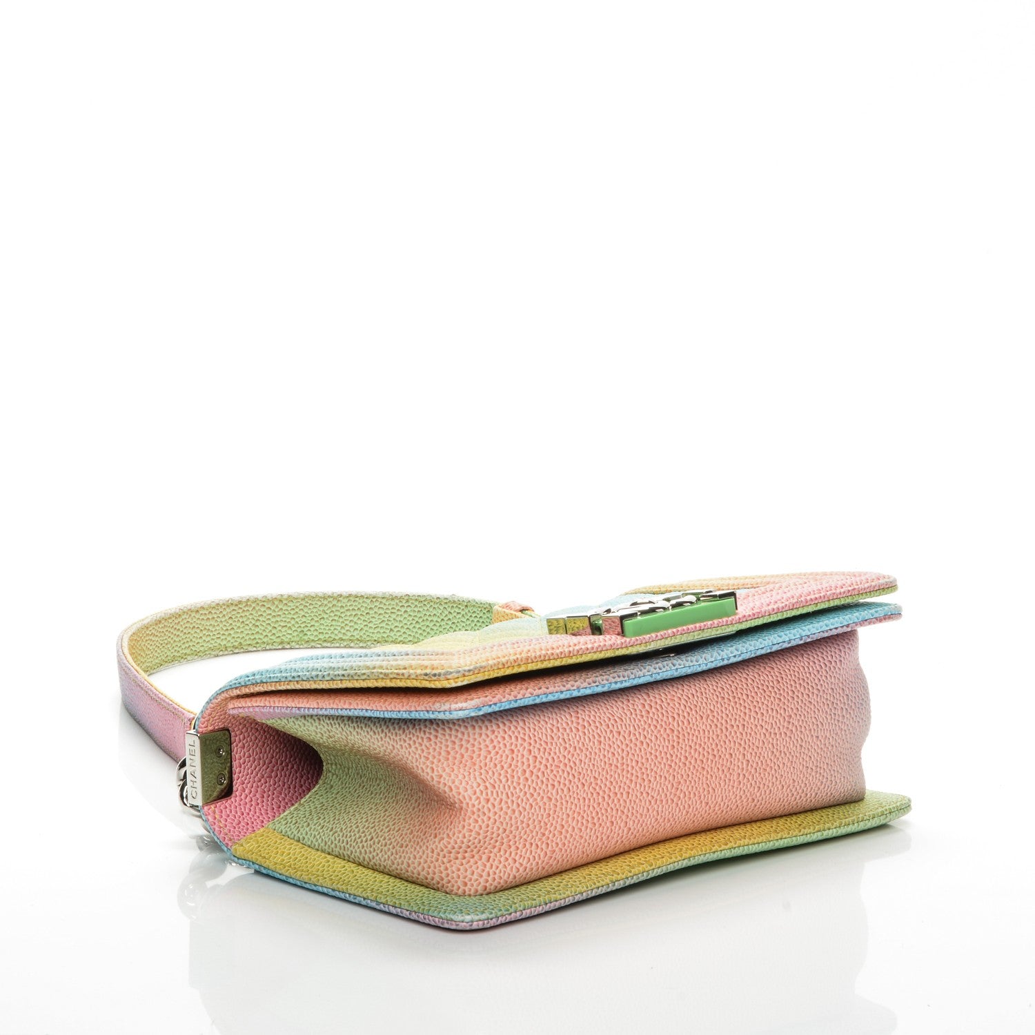 Chanel Caviar Quilted Small Cuba Rainbow Boy Flap Multicolor 4 of 13