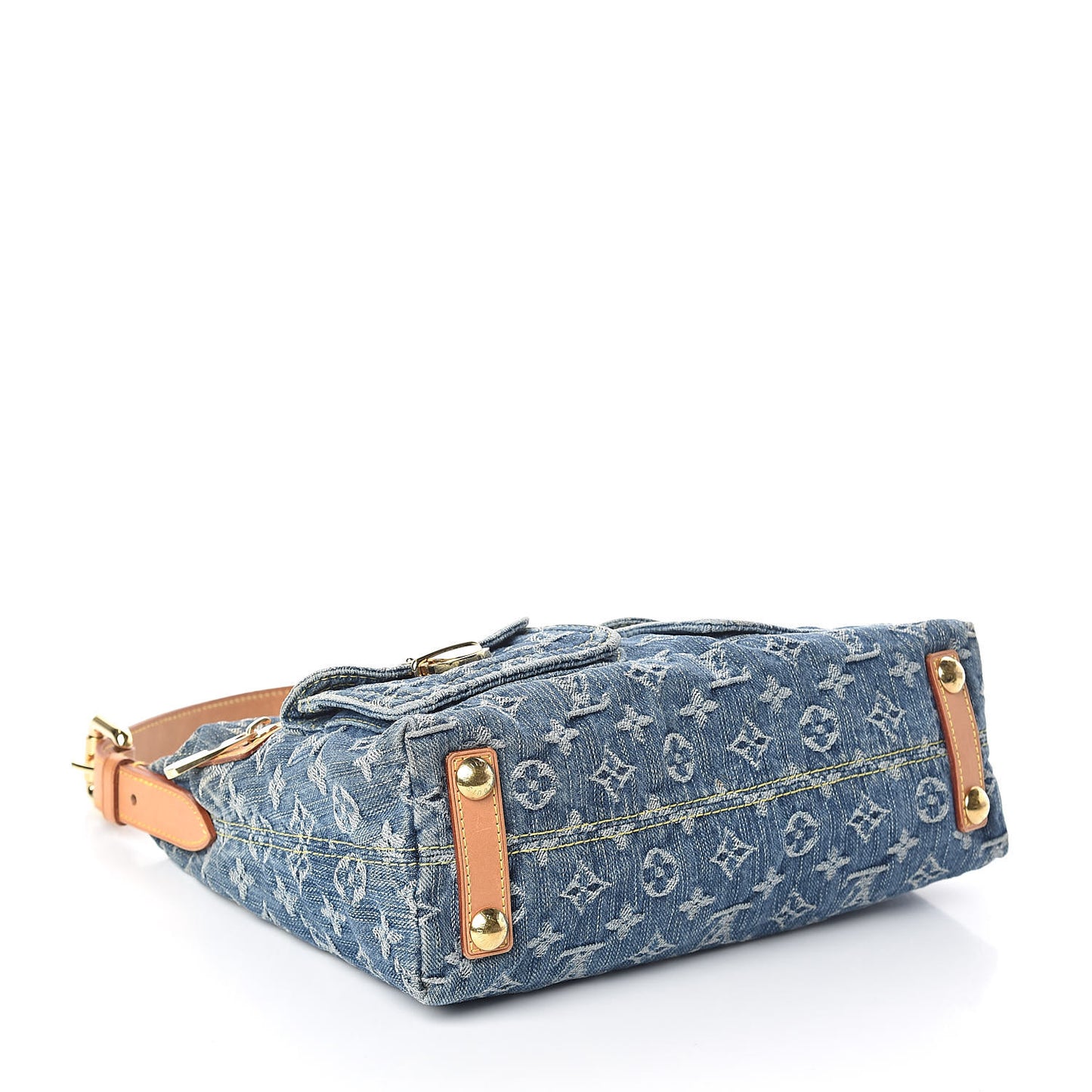 Monogram Denim Baggy PM Blue