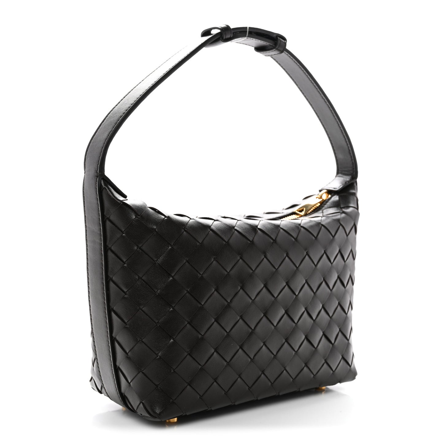 Calfskin Nappa Intrecciato Mini Wallace Fondant