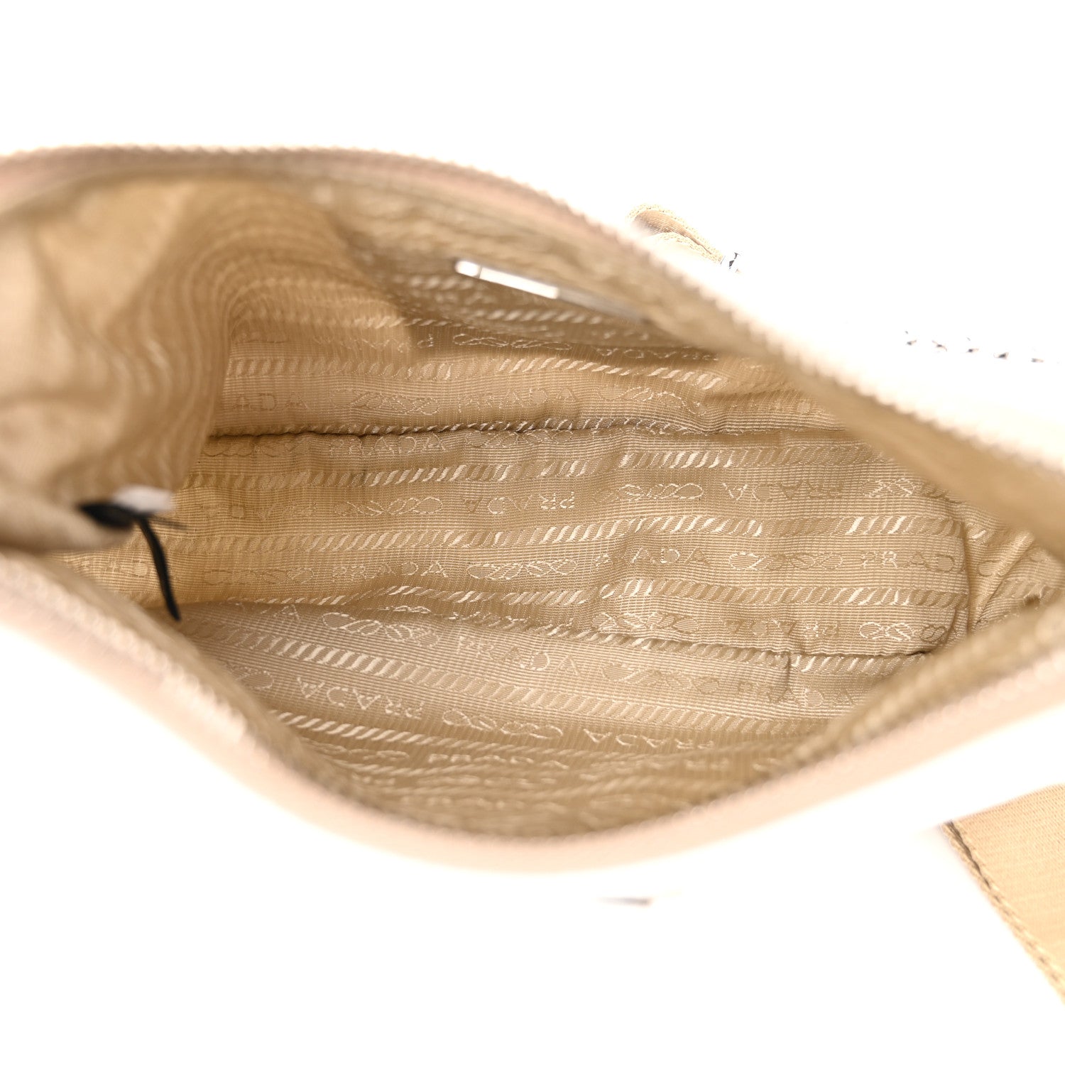 Prada Nylon Re-Edition 2005 Shoulder Bag White 5 of 12