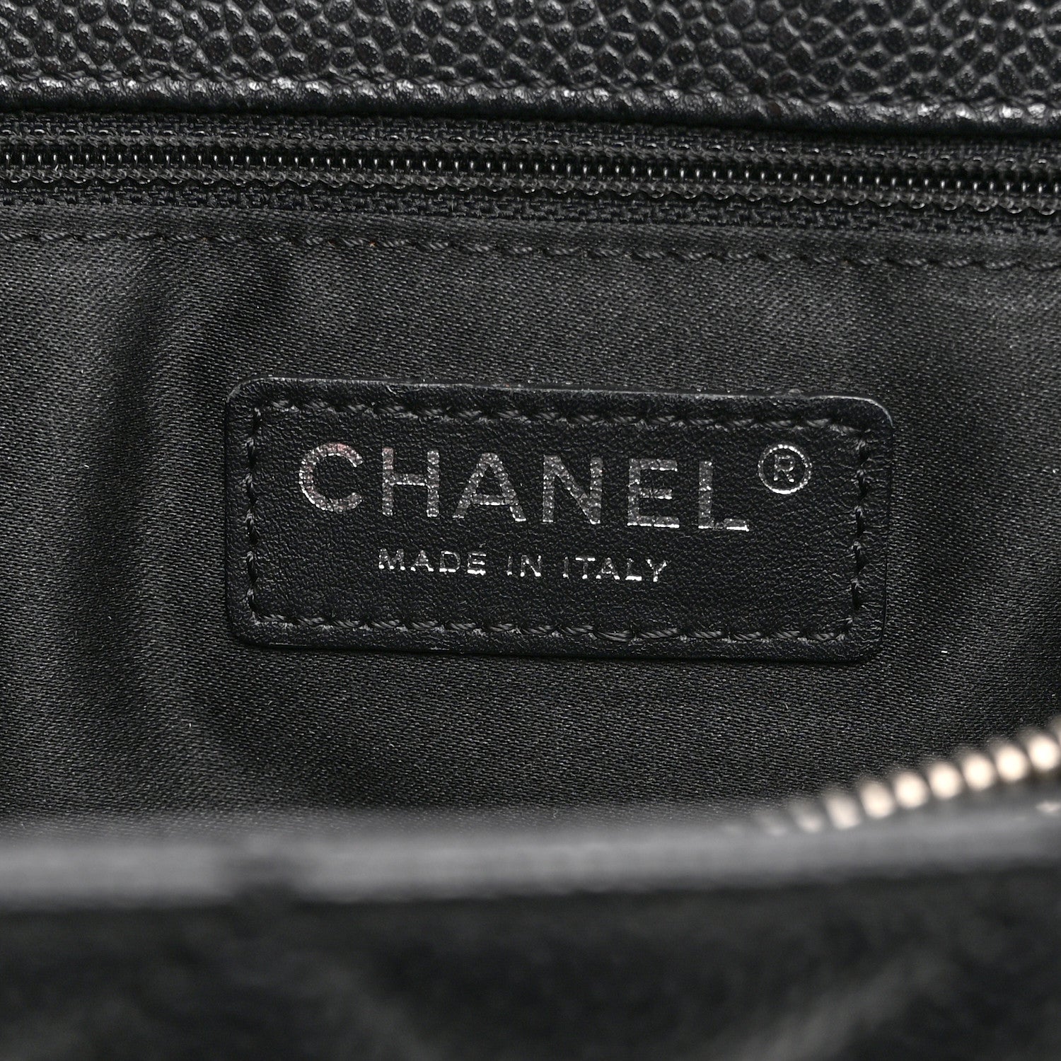 Chanel Caviar Quilted Grand Shopping Tote GST Black 8 of 12