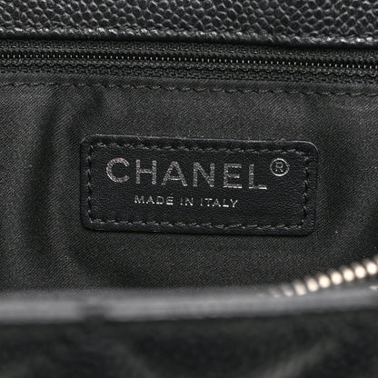Chanel Caviar Quilted Grand Shopping Tote GST Black 8 of 12