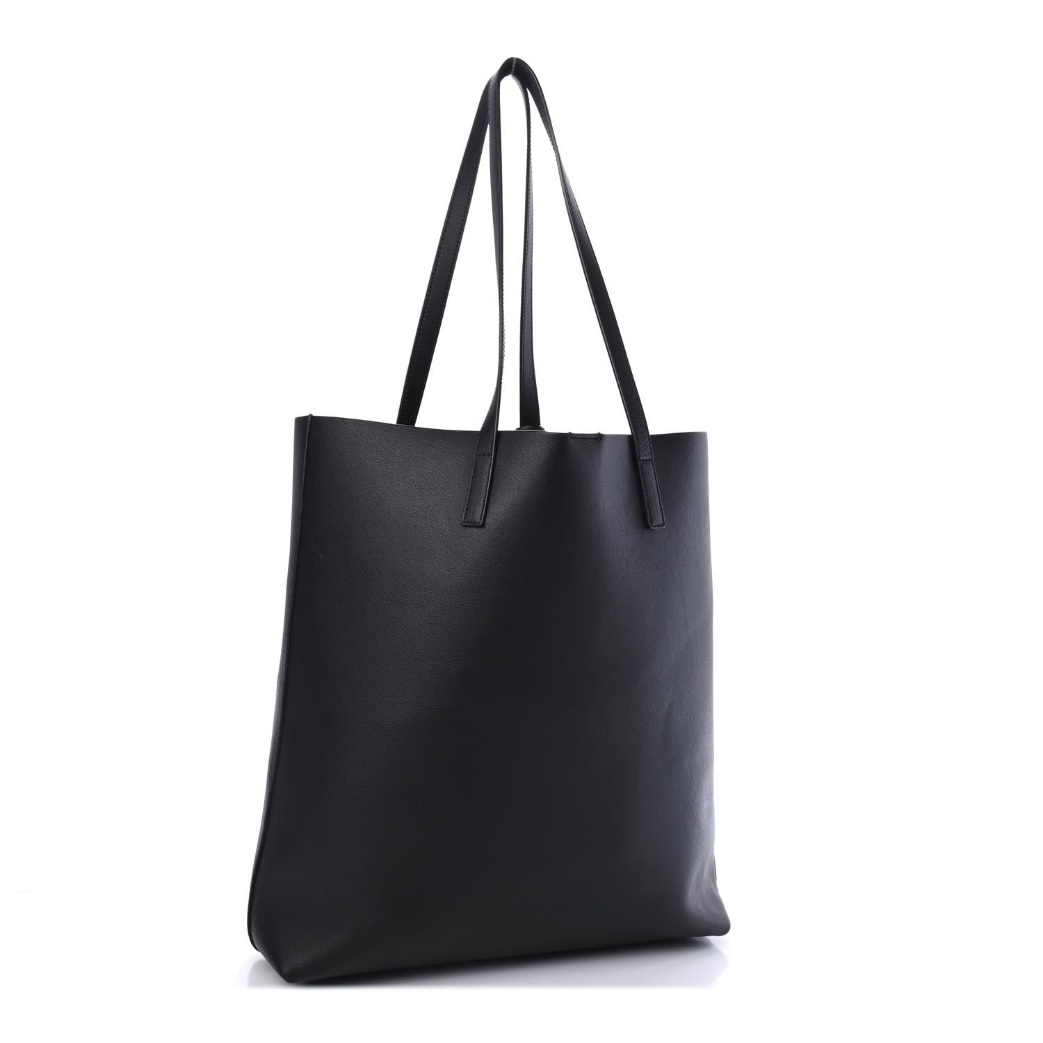 Saint Laurent Calfskin Medium Shopping Tote Black 2 of 4