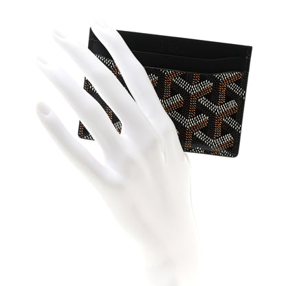Goyard Goyardine Saint Sulpice Card Holder Black 2 of 7