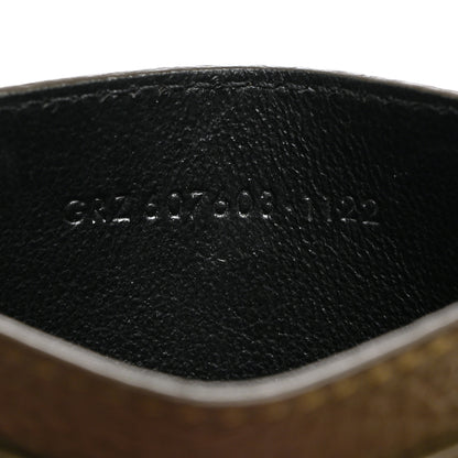 Saint Laurent Calfskin Tiny Cassandre Credit Card Case Grey 7 of 7