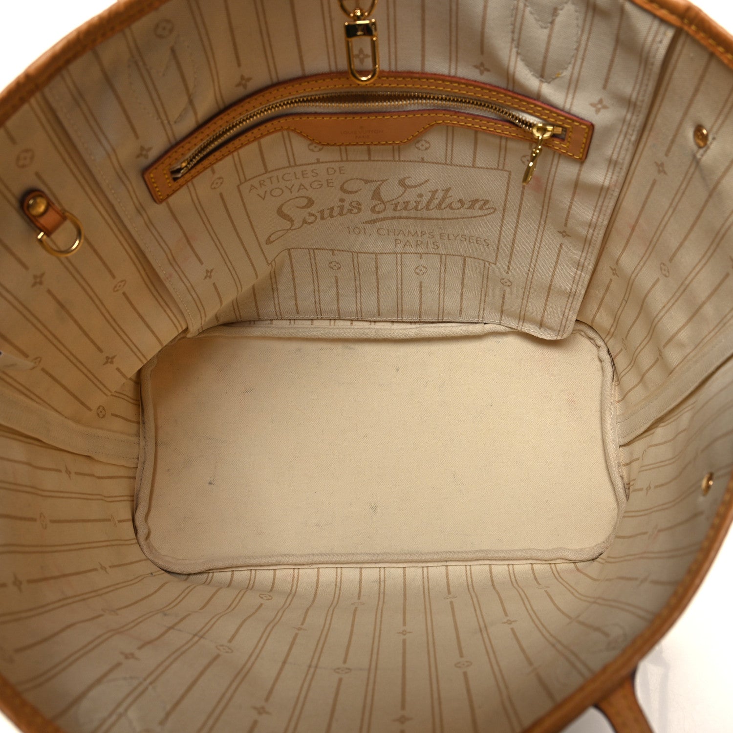 Louis Vuitton Damier Azur Neverfull MM 5 of 13