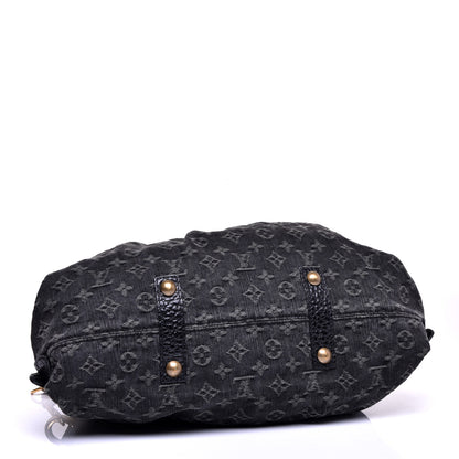 Louis Vuitton Denim Neo Cabby MM Black 4 of 10