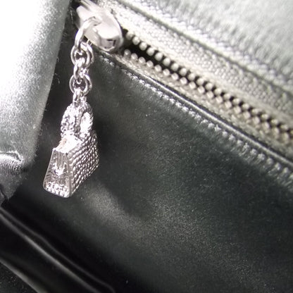 Judith Leiber Crystal Satin Evening Bag Silver 7 of 7