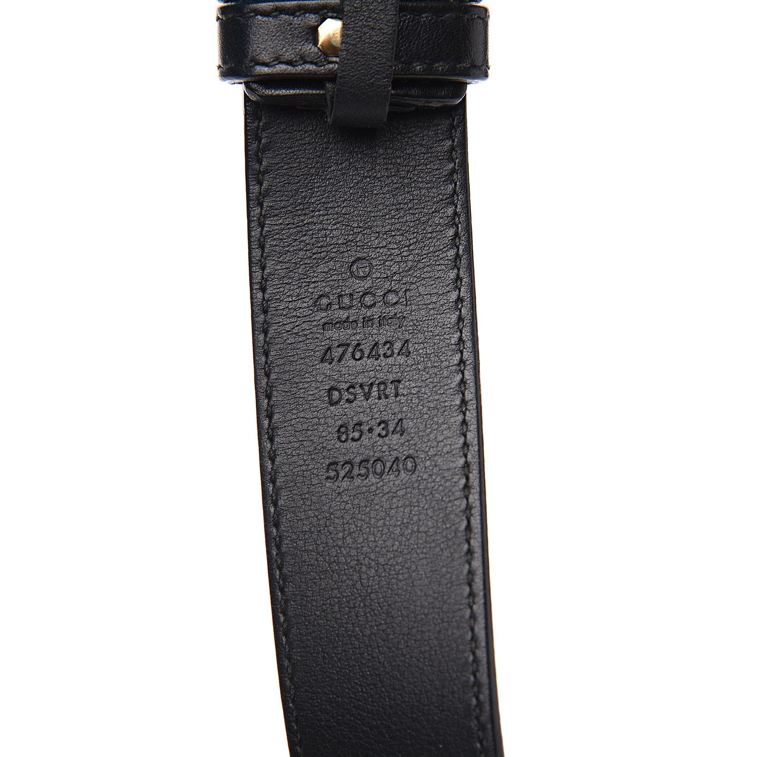 Gucci Calfskin Matelasse GG Marmont Belt Bag 85 34 Black 10 of 12