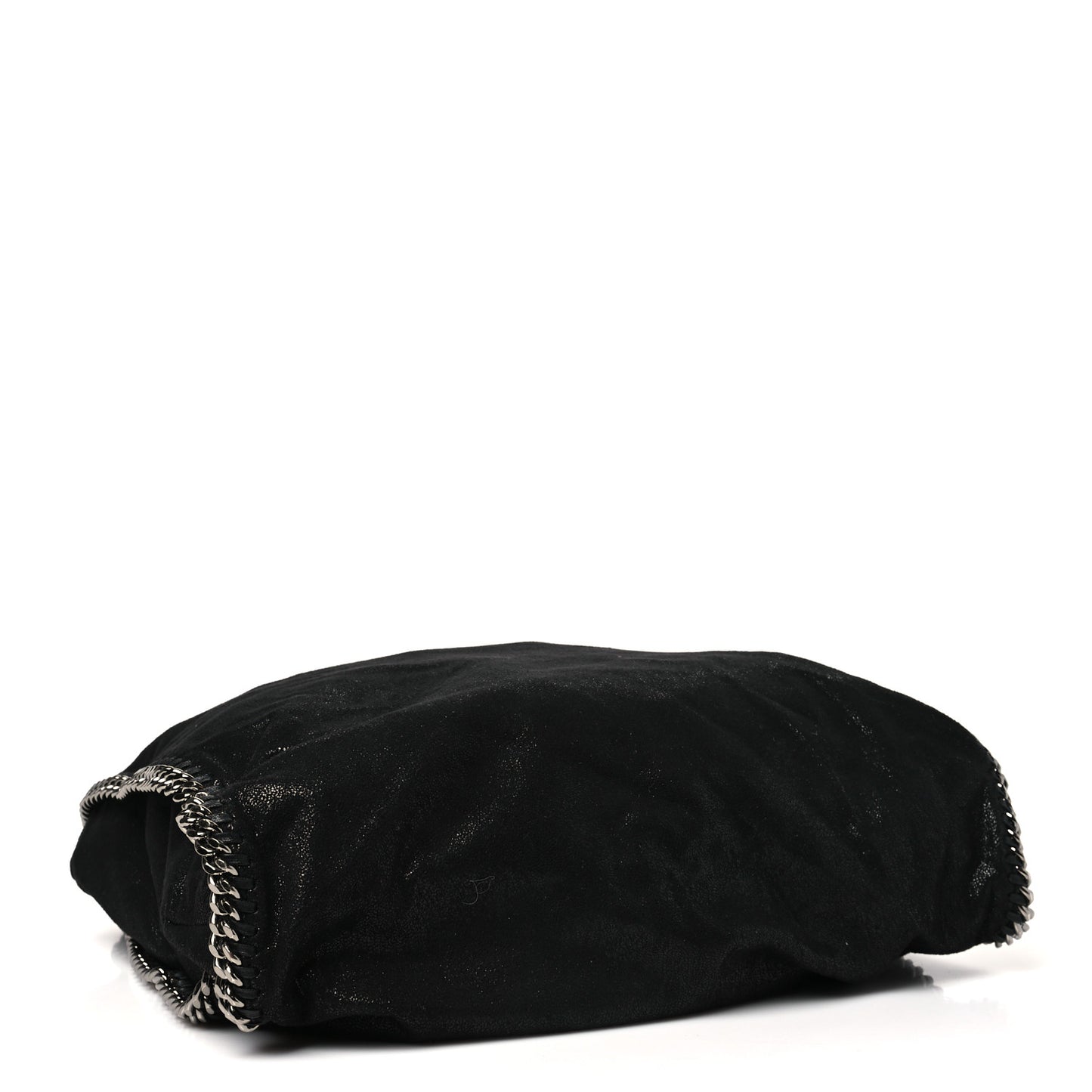 Metallic Shaggy Deer Falabella Tote Black
