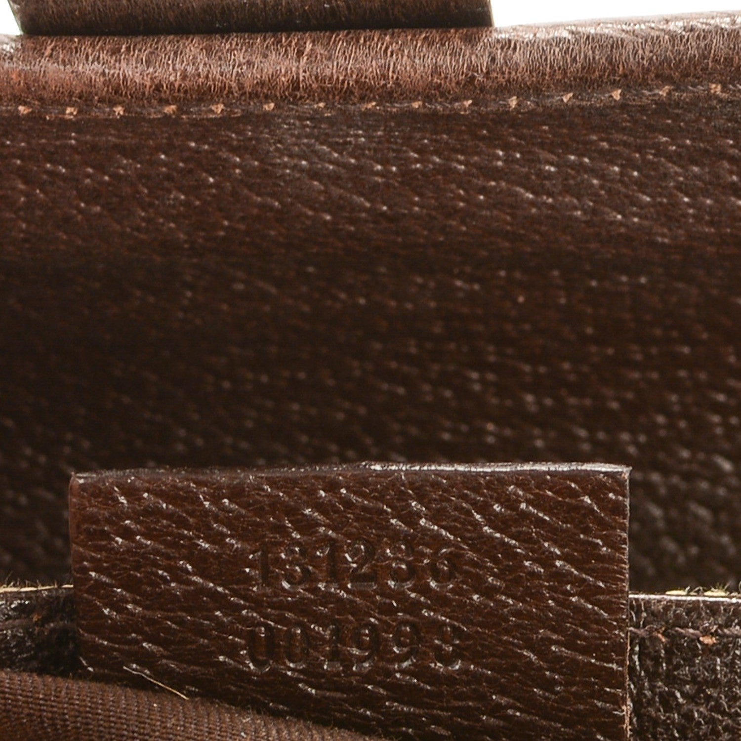 Gucci GG Monogram Buckle Belt Bag Dark Brown 7 of 7