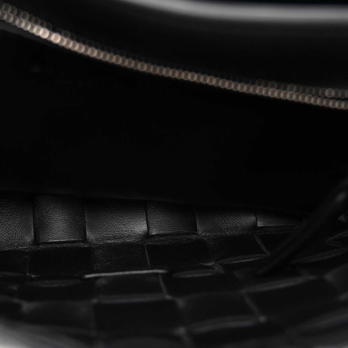 Nappa Intrecciato Orto Messenger Bag Black