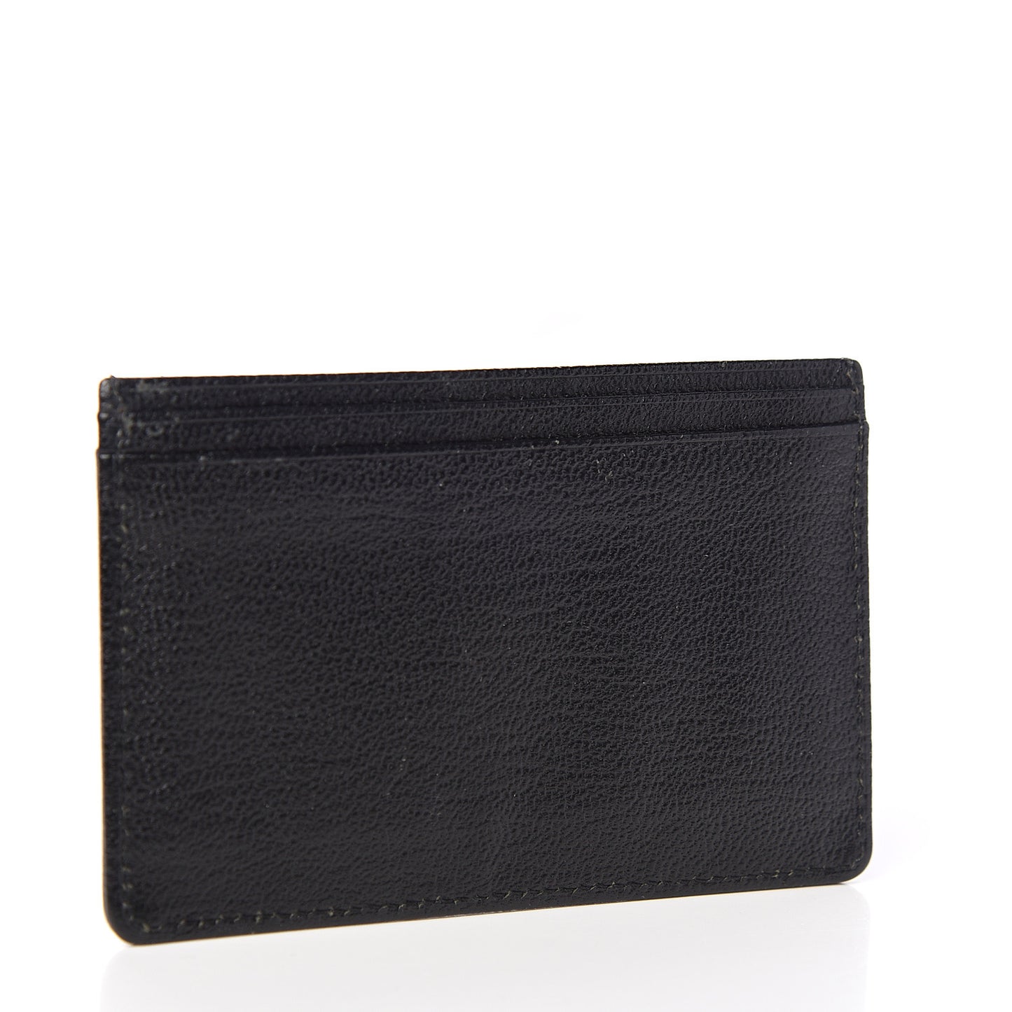 Goatskin CC Card Holder Black