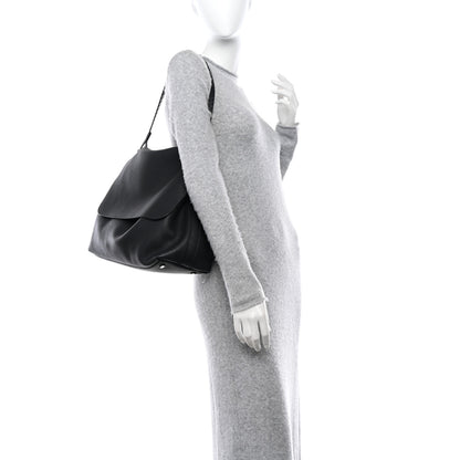 The Row Grained Calfskin Top Handle 14 Bag Black 2 of 10
