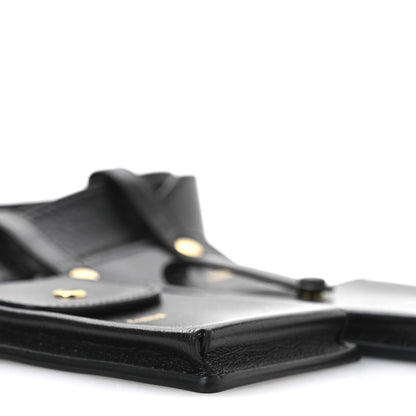 Fendi Vitello Glacier Utility Belt Pouch Black 8 of 11